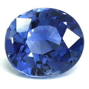 Szafir 1,02 ct, niebieski, szlif owalny