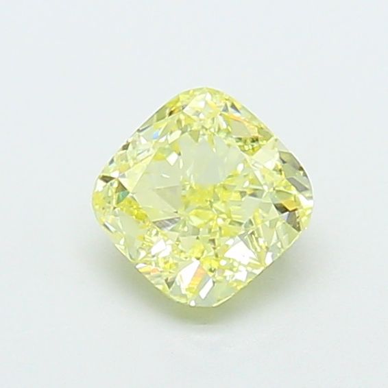 1.03 CT Fancy Light Yellow CUSHION MODIFIED
