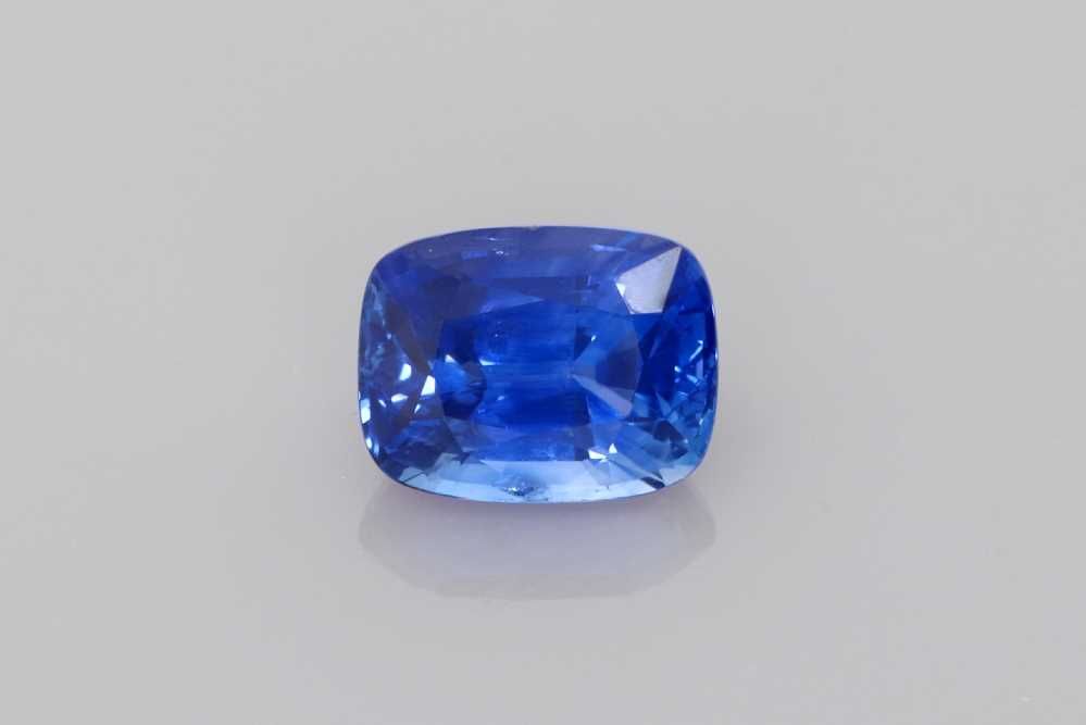 Szafir 1,05 ct, niebieski, szlif cushion