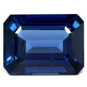 Szafir 1,82 ct, niebieski, szlif szmaragdowy