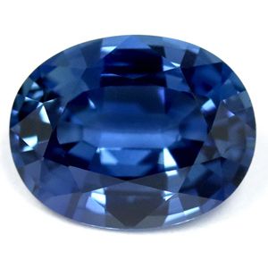 SAPPHIRE FACETED 2.59ct BLUE Intense Blue EC MADAGASCAR NONE