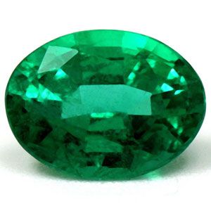 Szmaragd 1,45 ct, zielony, szlif owalny