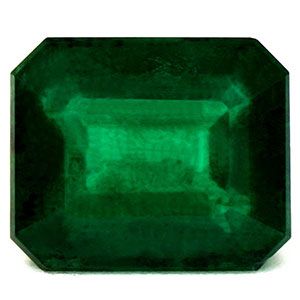 Szmaragd 2,42 ct, zielony, szlif szmaragdowy
