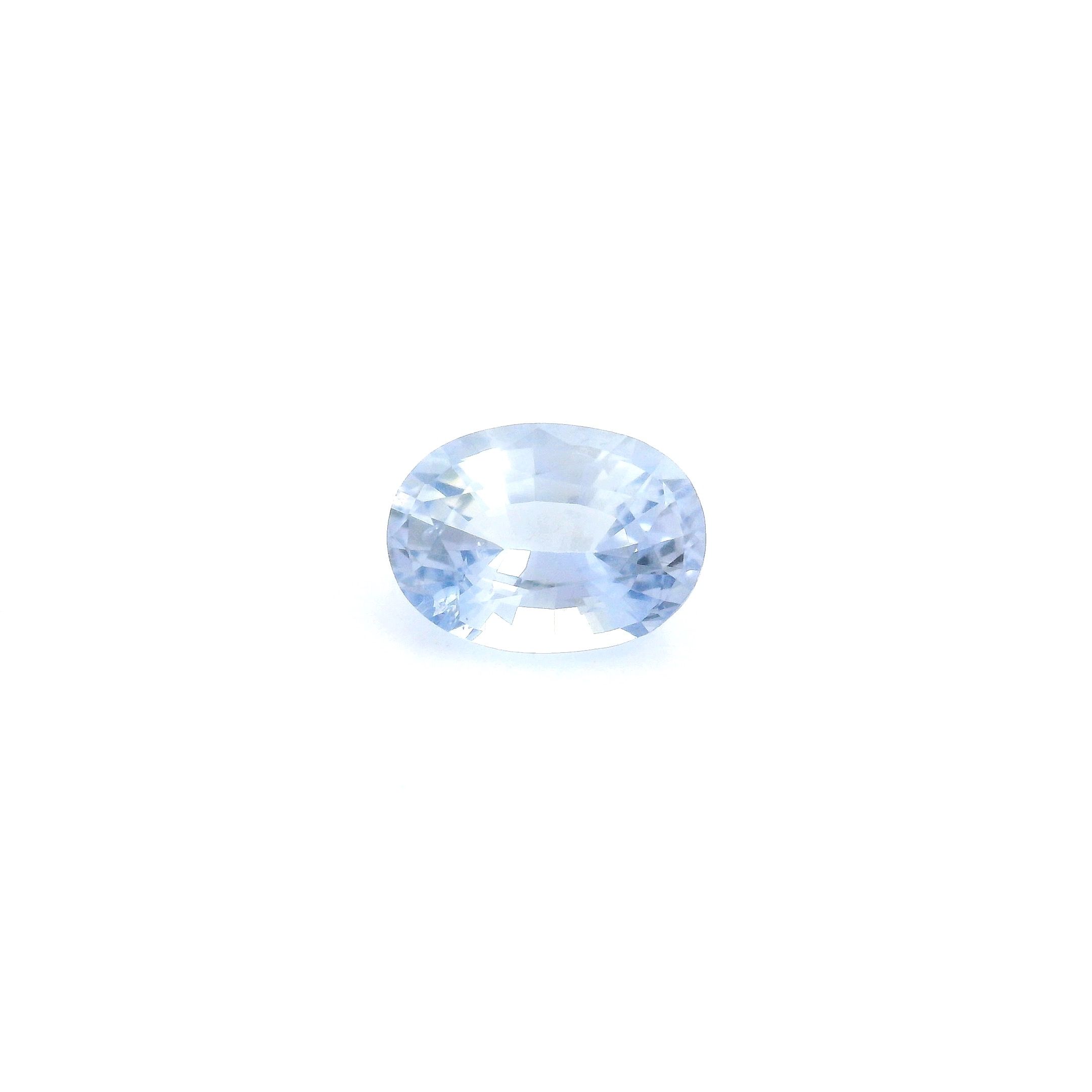 Szafir 1,10 ct, niebieski, szlif owalny