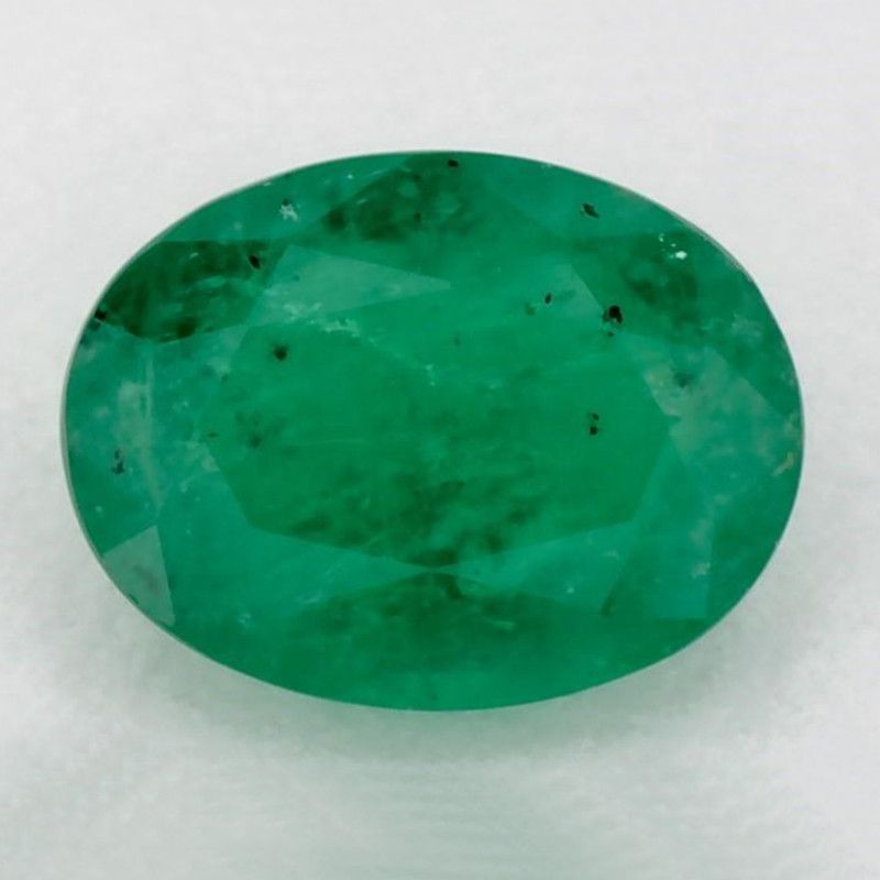 Szmaragd 1,16 ct, zielony, szlif owalny