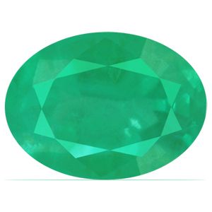 Szmaragd 2,75 ct, zielony, szlif owalny