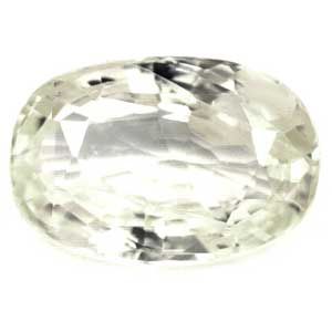 Szafir 3,99 ct, żółty, szlif owalny