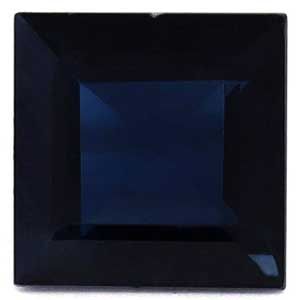 Szafir 1,30 ct, niebieski, szlif kwadratowy