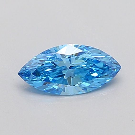 0.3 CT Fancy Vivid Blue MARQUISE