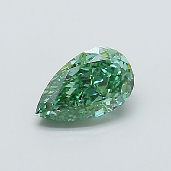 1.03 CT Fancy Vivid Green PEAR