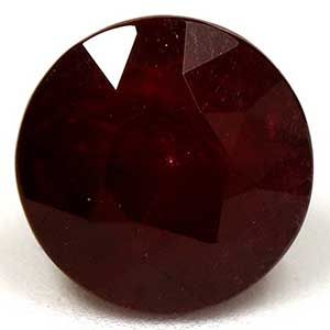 Rubin 1,16 ct, czerwony, szlif okrągły