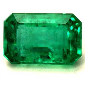Szmaragd 2,34 ct, zielony, szlif szmaragdowy