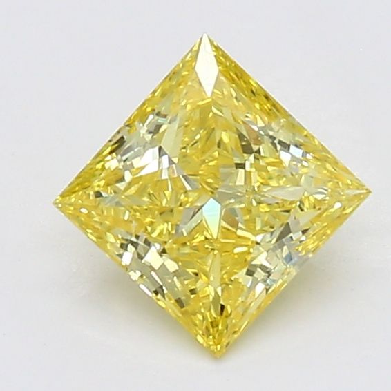 0.5 CT Fancy Vivid Yellow PRINCESS