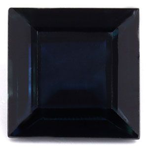 Szafir 1,29 ct, niebieski, szlif kwadratowy