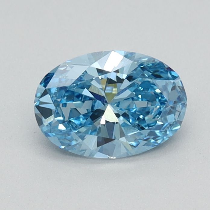 0.48 CT Fancy Vivid Blue OVAL