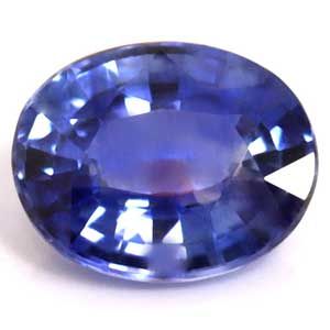 Szafir 1,20 ct, niebieski, szlif owalny