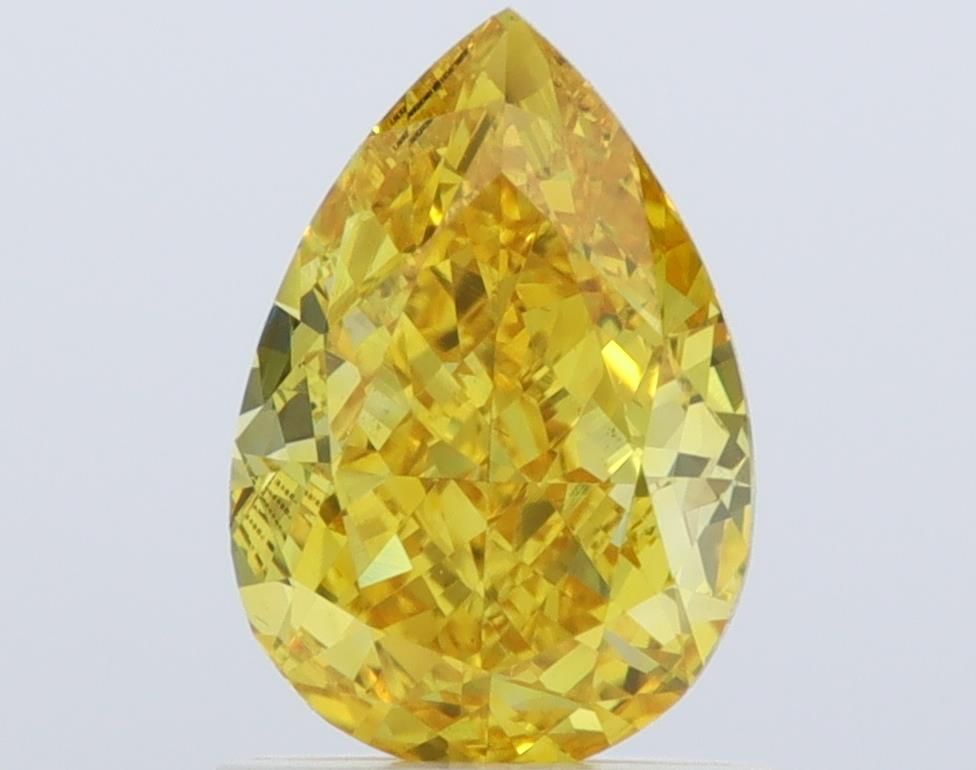 1.16 CT Fancy Vivid Yellow PEAR