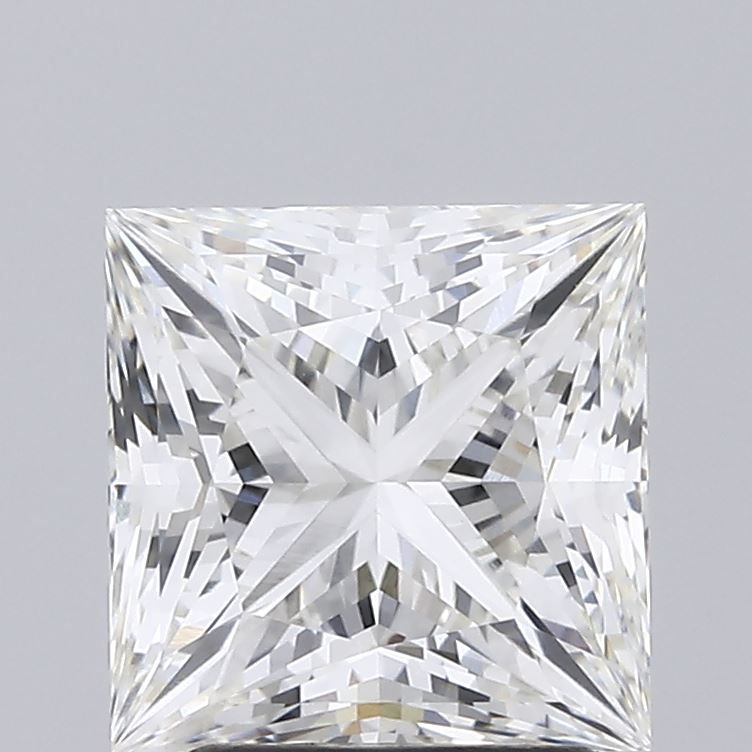 Diamant Princesse 2.74 ct - Couleur H - Pureté VVS2