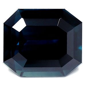 Szafir 3,02 ct, niebieski, szlif szmaragdowy