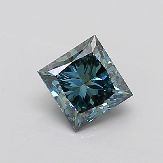 0.91 CT Fancy Vivid Blue PRINCESS