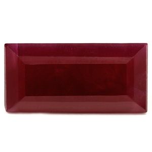 Rubin 3,47 ct, czerwony, szlif szmaragdowy