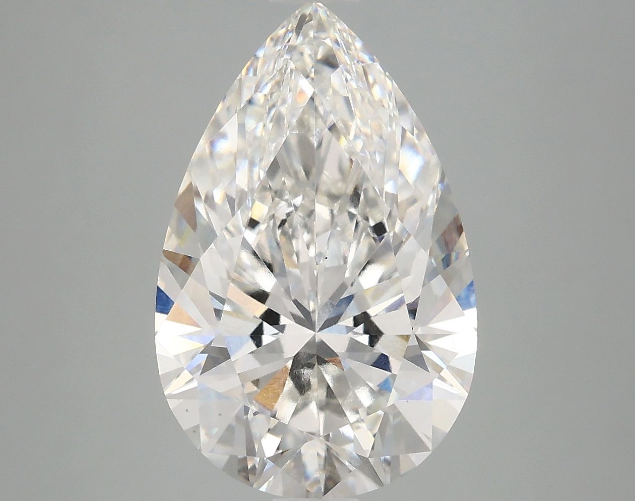 Diamant Poire 5.06 ct - Couleur F - Pureté VS1