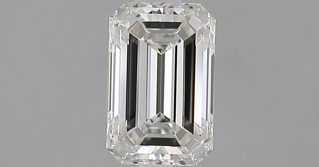 Diamant Émeraude 0.92 ct - Couleur G - Pureté IF