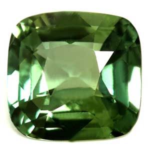Szafir 1,17 ct, morski, szlif cushion