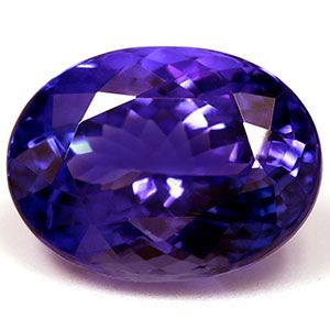 Tanzanit 5,63 ct, niebieski, szlif owalny