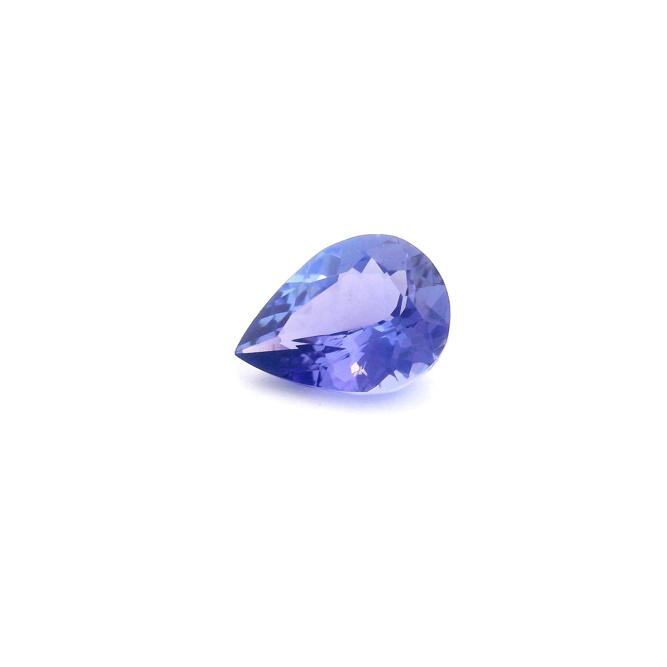 TANZANITE FACETED 1.08ct BLUE Intense EC TANZANIA HEATED
