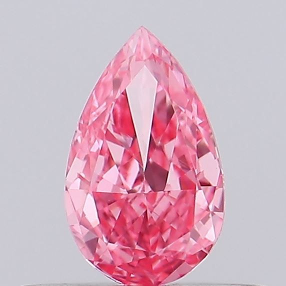 0.31 CT Fancy Vivid Pink PEAR