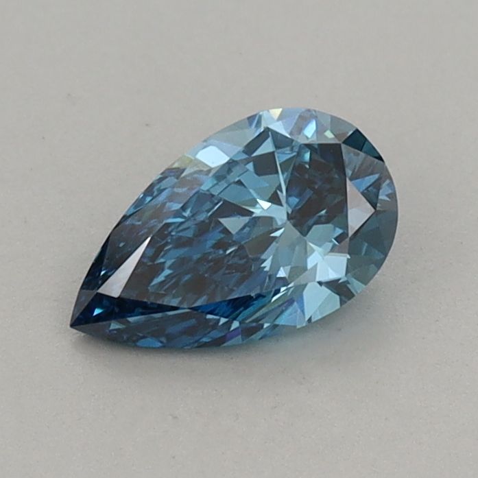 0.5-carat pear diamond with null color, null cut, and VS1 clarity.