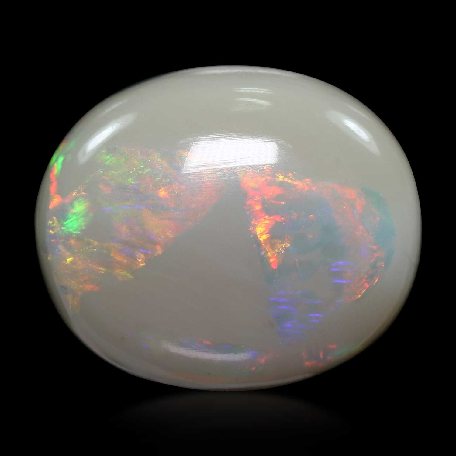 OPAL CABOCHON 19.81ct GRAY MI AUSTRALIA NONE