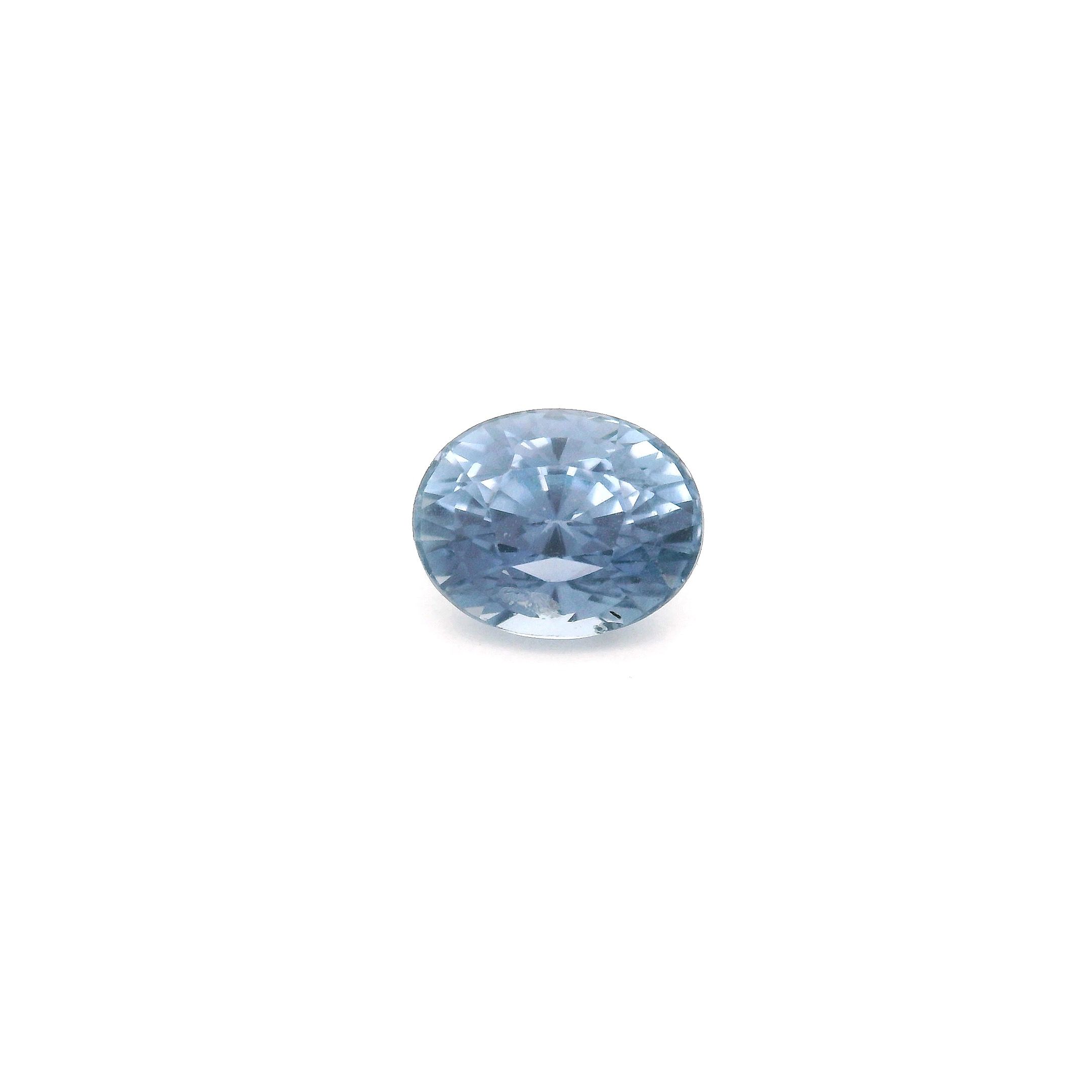 Szafir 1,23 ct, niebieski, szlif owalny