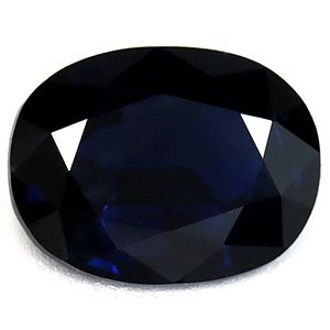 Szafir 1,69 ct, niebieski, szlif owalny