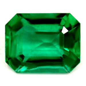 Szmaragd 1,49 ct, zielony, szlif szmaragdowy