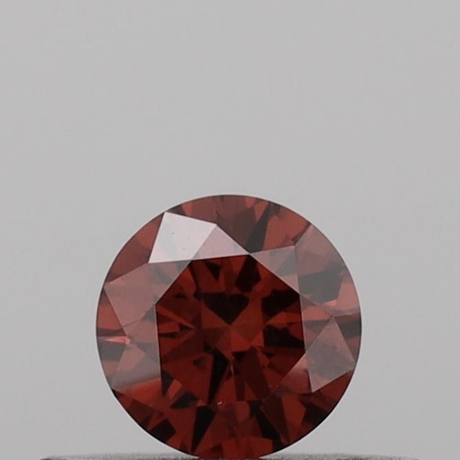 0.26 CT Fancy Vivid Orange ROUND