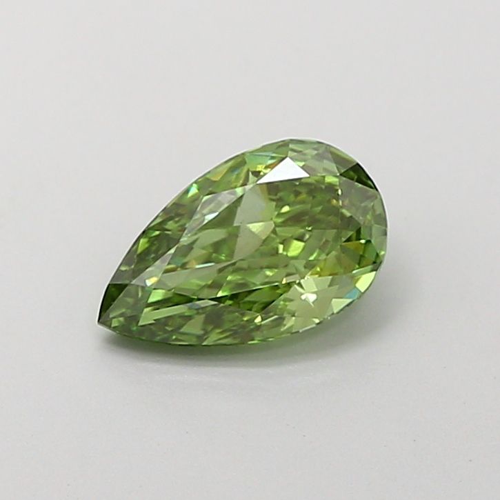 1.01 CT Fancy Vivid Green PEAR