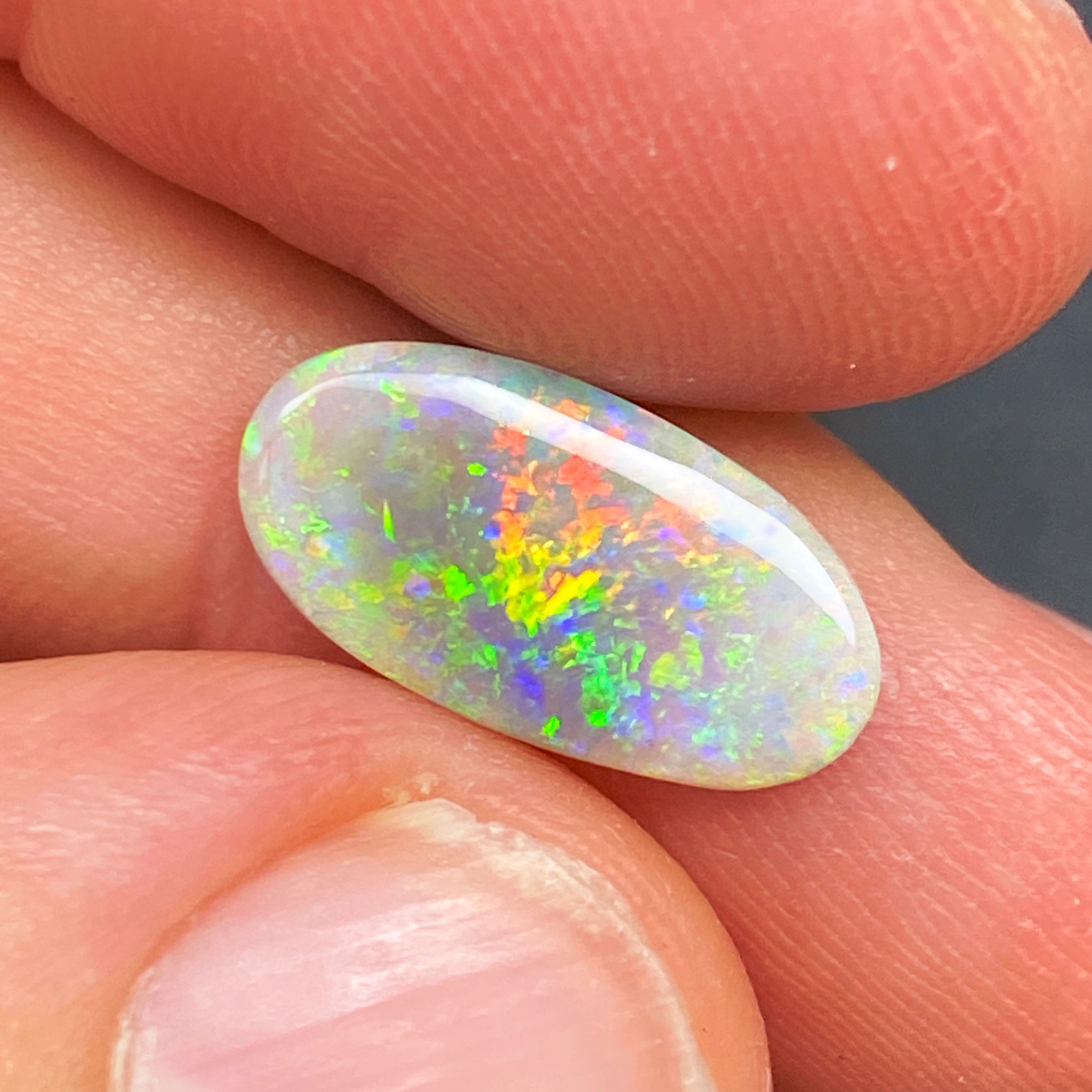 OPAL FACETED 1.84ct BLACK Semi-Black EC AUSTRALIA NONE