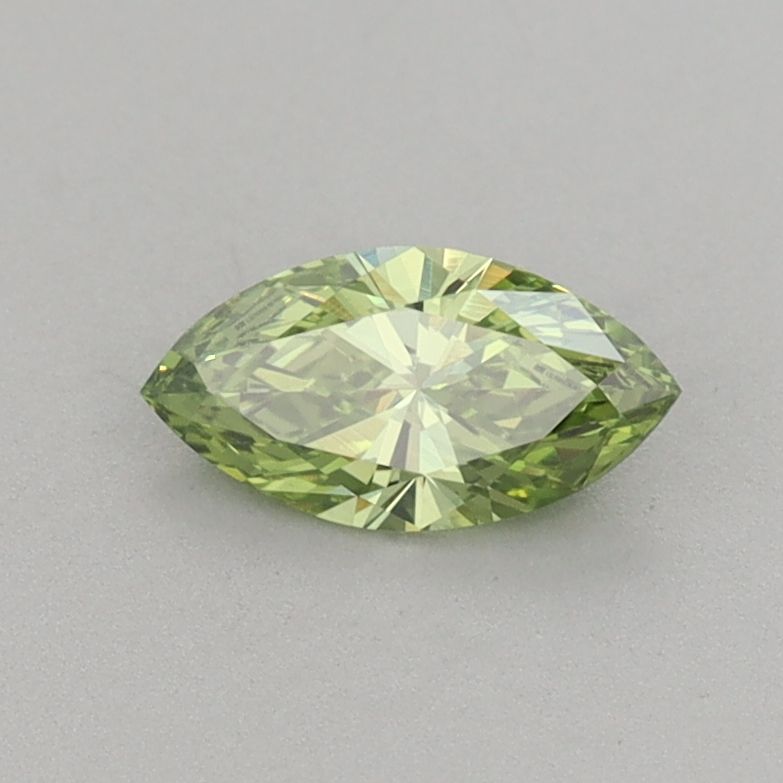 0.43 CT Fancy Vivid Green MARQUISE