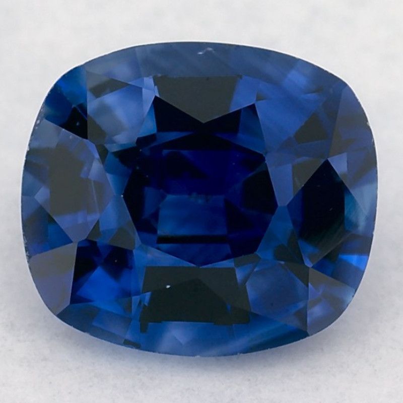 Szafir 1,70 ct, niebieski, szlif cushion