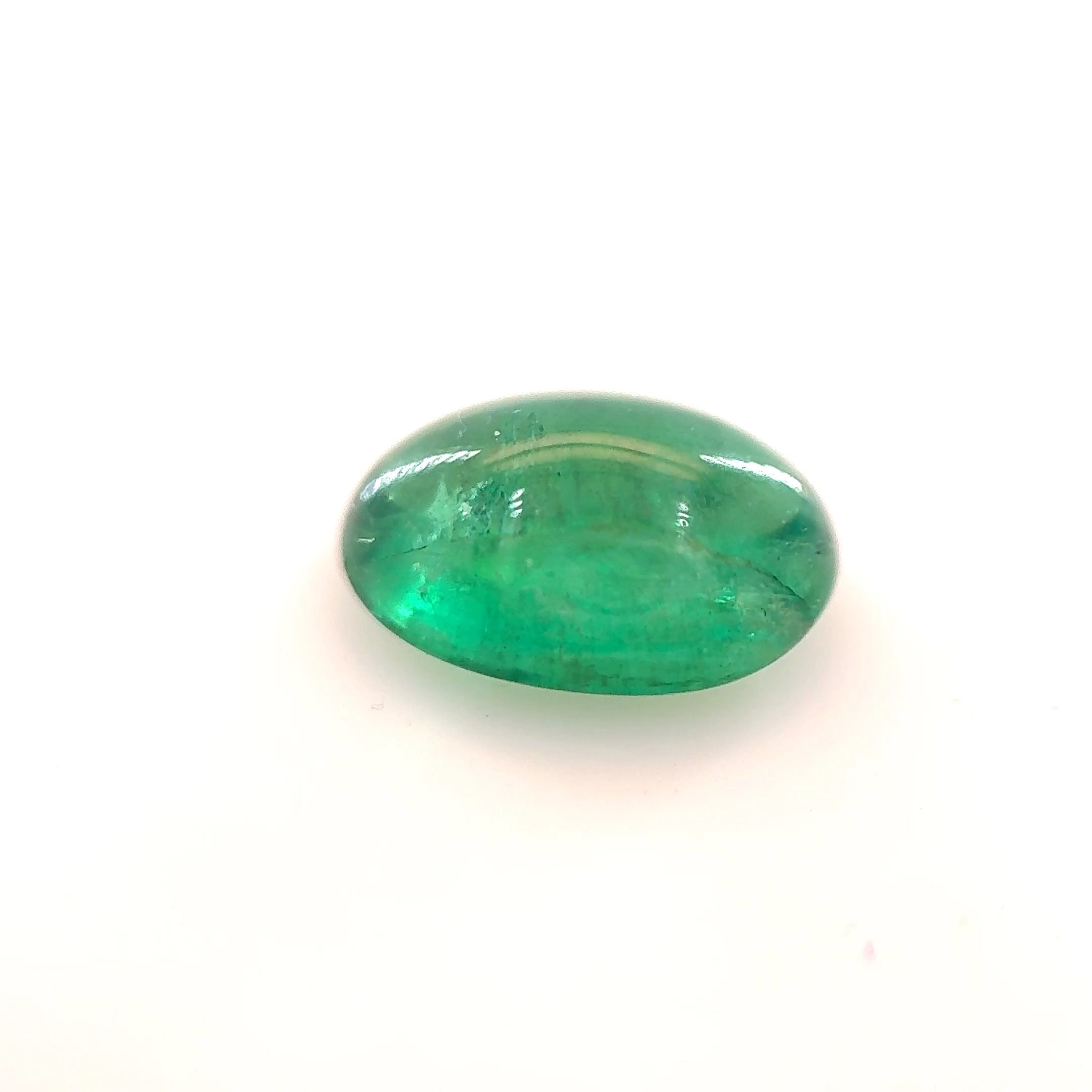 Szmaragd 1,27 ct, zielony, kaboszon