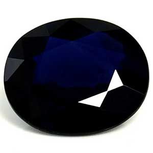 Szafir 2,07 ct, niebieski, szlif owalny