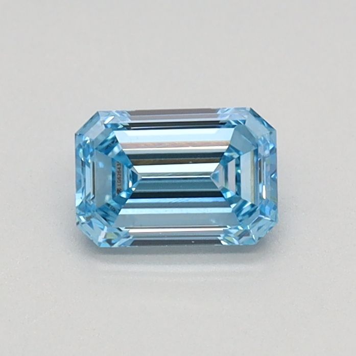 0.37 CT Fancy Intense Blue EMERALD
