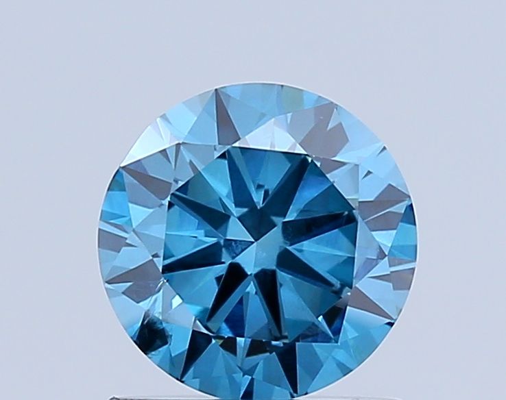 0.91 CT Fancy Vivid Blue ROUND