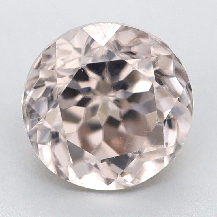 Cyrkon 1,41 ct, brązowy, szlif okrągły