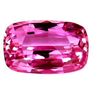 Szafir 1,51 ct, różowy, szlif cushion