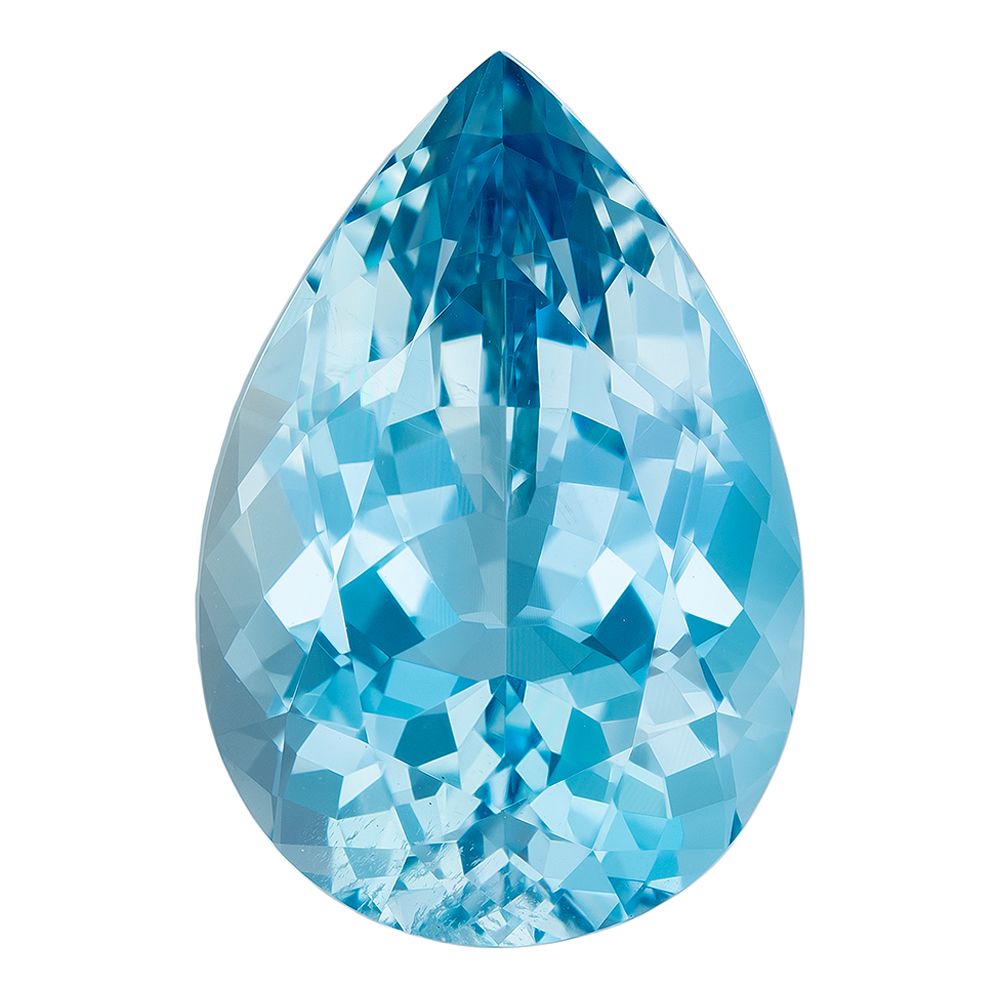 AQUAMARINE FACETED 14.73ct BLUE EC MADAGASCAR NONE