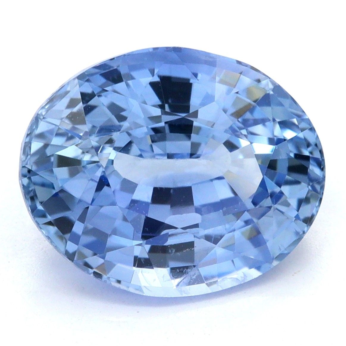 Szafir 4,15 ct, niebieski, szlif owalny