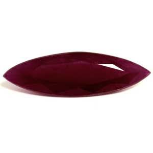 Rubin 13,90 ct, czerwony, szlif markiza